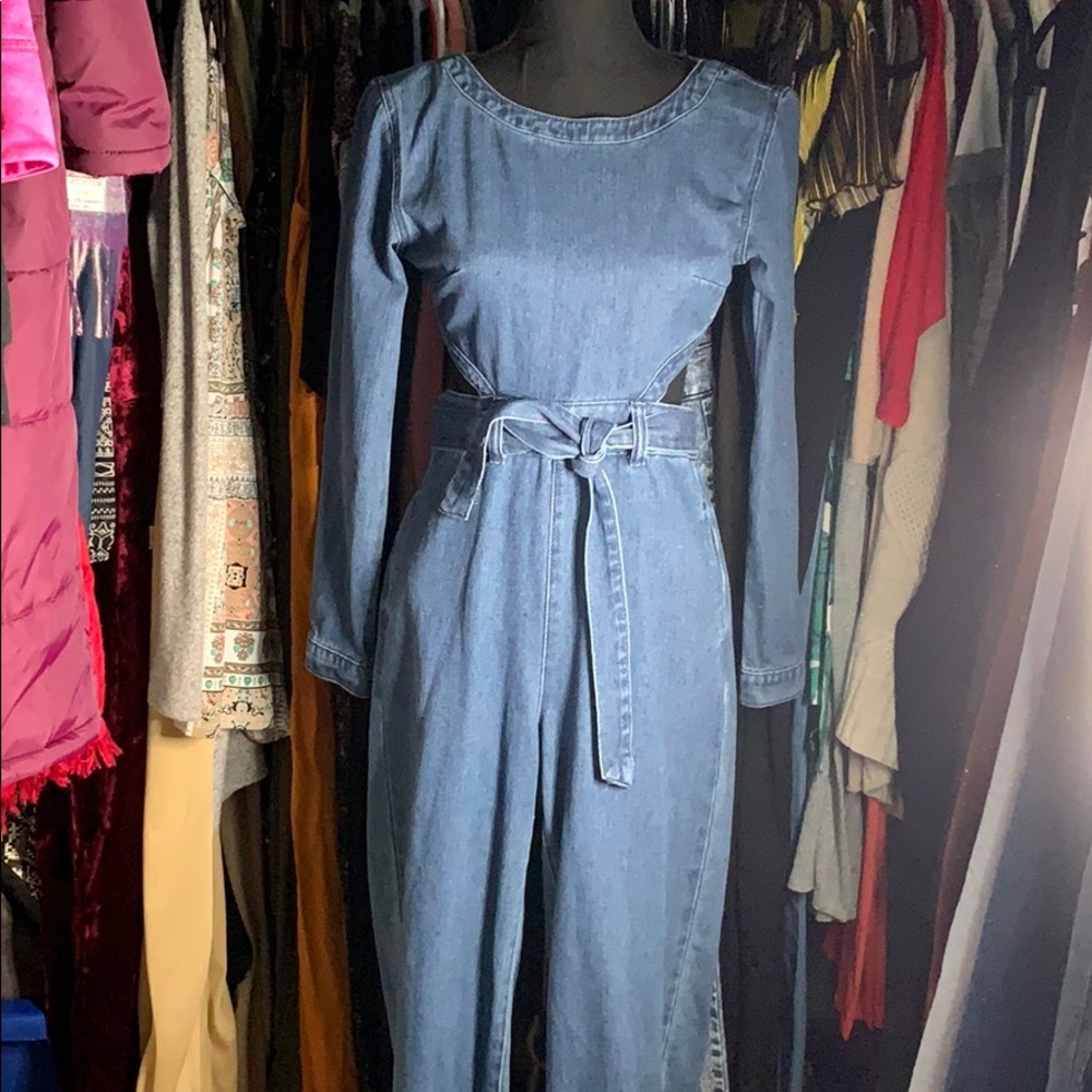 Denim jumpsuit